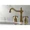 Kingston Brass KS1977TX 8" Widespread Bathroom Faucet, Brushed Brass KS1977TX - alternate 4